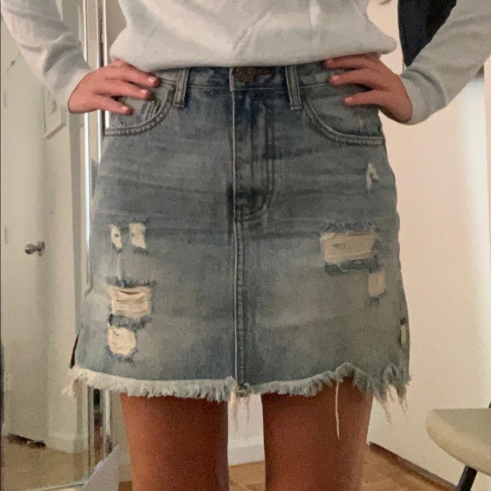Jean skirt